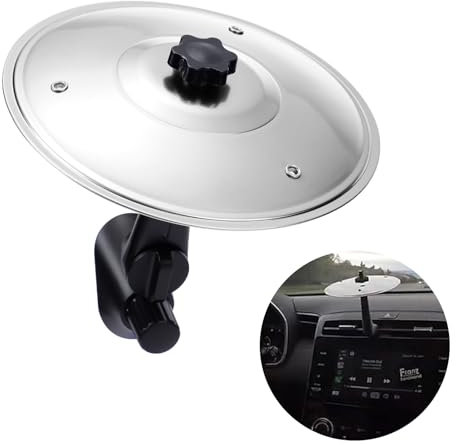 Mayoii Platillo de ventilación para coche con diseño musical de platillos de choque giratorio de 360°, ajuste seguro, fácil instalación, elegante accesorio de coche para una mejor experiencia de
