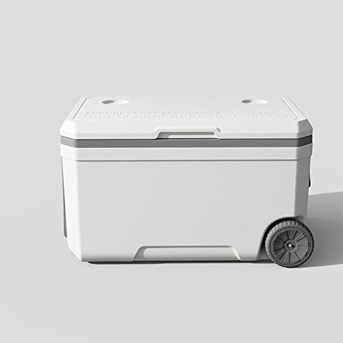 Unplugged Portable Cooler Stay Cool On The Go with Our 70L Refrigerated Incubator - Perfect for Camping, Road Trips and The Home (white)