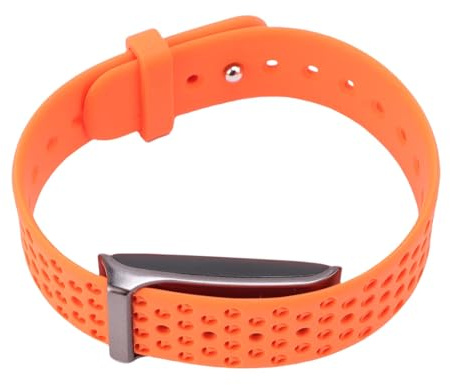 Tonysa Smart-Armband, den Ganzen Tag Kontinuierlicher Herzfrequenz Stress HRV, 127 Sportmodi, Wasserdichtes Gesundheits-Fitness-Tracker-Band für Workout-Schlaf-Tracking (ORANGE)