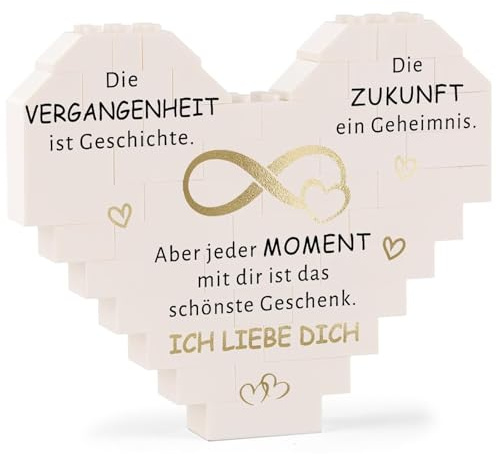 Tarqite Valentinstags Geschenk für Ihn & Sie, Jahrestag Geschenk für Ihn Sie, Ich Liebe Dich Geschenke, Herz Puzzle Deko, Romantisches Hochzeitstag Geschenke für Männer Frauen Freund Ehemann Ehefrau