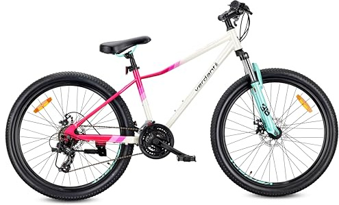sun baby Verdant Calix MTB Mountainbike 26 Zoll | Fahrrad für Damen, Herren, Mädchen und Jungen, Stoßdämpfer, Scheibenbremsen, 7 oder 21 Gänge