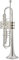 Jupiter Trompete B♭, Silber, JTR500SQ mit Koffer