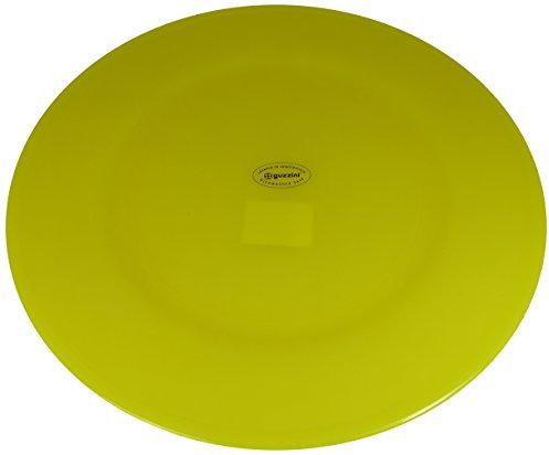 Guzzini Lollipop Charger Plate Satin Yellow, Acrylic, 0.1 x 0.1 x 0.1 cm