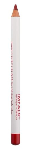IMPALA | Lip Liner Color 108 Valentine's Red | Long-Lasting Waterproof Creamy Lip Liner | Lip Plumping Effect | Matte Lipstick, Professional Makeup
