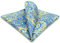 S&W SHLAX&WING Herren Einstecktücher Blau Gelb Paisley Groß for Hochzeit Party