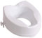 Aidapt 150mm (6) Elevation Raised Comfortable Toilet Seat Easy Fit White