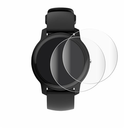BROTECT 2 Stück Full-Cover Schutzfolie für Withings Move ECG Full-Screen Displayschutz-Folie [3D Curved, Anti-Fingerprint, Kristall-Klar]