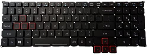 Replacement Laptop Tastatur für for ACER for Predator G9-791 Schwarz US-englische Ausgabe