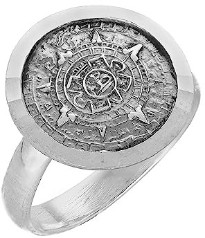 pakilia Ring Eternidad dunkel - fair trade Ring, Handarbeit aus Mexiko, 925 Sterling Silber