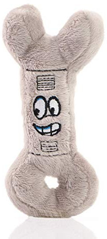 Minifeet Schmoozies Schraubenschlüssel - 2in1 Kuscheltier & Bildschirmreiniger für Smartphone - Plüsch Spielzeug - Geschenk für Kinder Baby Mädchen Junge Einschulung - kuschelig weich