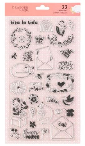 DRAEGER PARIS 1886 TPG52 Stempel, Silikon, Durchsichtig, 17 x 31 cm