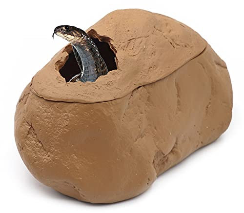 Svauoumu Wetbox Leopardengecko SchlangenhöHle Gecko Terrarium Schlange Terrarium HöHle Repti Shelter SchildkröTen Loch Eidechsenfisch Amphibien Versteck