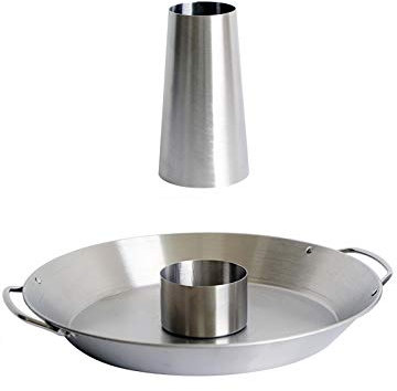 Support Vertical En Acier Inoxydable Pour Poulet, Rôtissoire à Poulet, Barbecue, Canette Bière, Poulet Avec Bac D'égouttement Et Boîte Pour Four Et Barbecue En Plein Air, Faire Griller Délicieux