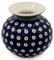 Bunzlauer Kugelvase 12,5 cm (Blau-Auge)