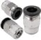 Push to Connect Fittings Pneumatic Male Straight Quick Connect Hose to Tap Connector Air Compressor Fittings (3/8''OD X 3/8''NPT, 3)