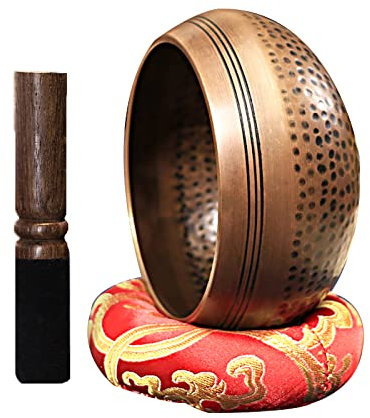 ZHYX Hecho a Mano Cuenco Tibetano-Tibetan Hecho a Mano Tibetano Bowl