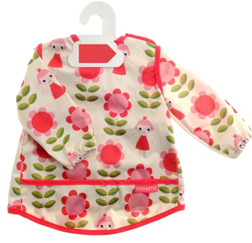 Cosatto Long Sleeve Coverall Bib | Baby Weaning & Messy Play Smock 6-36 Months | No more laundry stress! Waterproof, Easy Clean Apron with Crumb Catcher Pocket for Messy Eaters & Creative Fun.