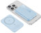 BENKS Batterie Externe Magnétique sans Fil, 6000mAh Power Bank Compatible avec MagSafe, Pliable sans Fil Chargeur Portable USB C Compatible avec Les séries iPhone 14/13/12/Mini/Pro/Pro Max, Bleu