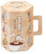 MOLANG Kaninchen Korea Tasse Ornamente Spielzeug Mystery Box Spielzeug Blind Box Niedliche Sammelfigur Action-Modell Mädchen Geburtstag Überraschung Blindtaschen Zimmer Desktop Dekoration (1 Pack)