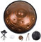 NAHAIA 9 10 12 Noten Handpan drum instrument 22 zoll d moll 440hz Steel pan stahlzungentrommel Anfänger Handtrommel music (12 Notes-440hz-Desert storm)