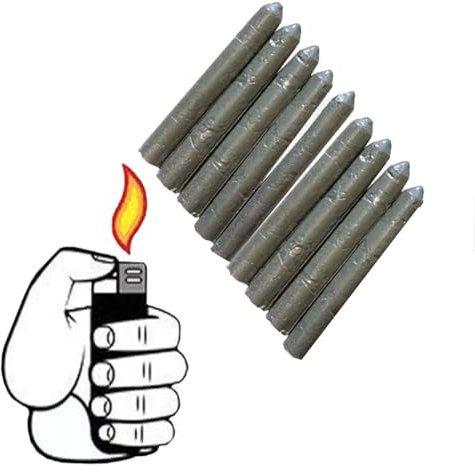 Hryx 9 Pièces Baguettes De Soudage, Baguette Soudage Universelle Basse Température, Usage Domestique Facile en Cuivre, Fer, Aluminium, Réservoir d'eau Acier Inoxydable, Aide Au Tuyaux Plastique