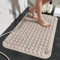 Duschmatte rutschfest 50x80cm,Antirutschmatte Dusche mit Ablauflöchern,Badewannenmatte Rutschfest mit Massage und Saugnäpfen,Duscheinlage rutschfest Schimmelresistent,Antirutschmatte Badewanne (Beige)