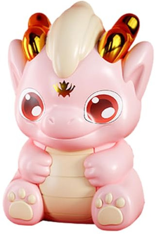 Tirelire dragon 2024 dragon chinois figurine d'économie d'argent statue du dragon Fengshui 2024 année du dragon mascotte incassable pour enfants