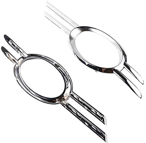 Wresetly 1 Paar Scheinwerfer Scheinwerfer Scheinwerfer Chrom Grillleiste für 2007-2009 W211 E320 E350 E550