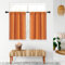 MitoVilla Boho-Küchenvorhänge, 61 cm Länge, 2 Paneele, Bauernhaus-Café-Vorhänge mit Quaste, kurze Stufen, kleiner Baumwoll-Leinen-Vorhang für Wohnmobil, Badezimmer, Waschbecken, Schrank, halbe Tür,