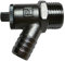 1/2 Chrome Plated Type A Draw Off Cock (Known as Draw Off Valve/Drain Off Valve/Radiator Drain Off/Radiator Valve Drain Off/Radiator Drain Valve)