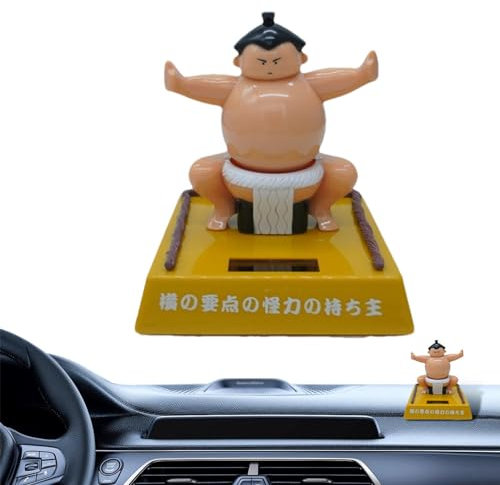 Figura de cabezón Individual - decoración de Escritorio Personalizada, Figura Coleccionable | Juguete Decorativo de Baile de Sumo para salpicadero de Coche, Figura de Resina Personalizada, oscilación