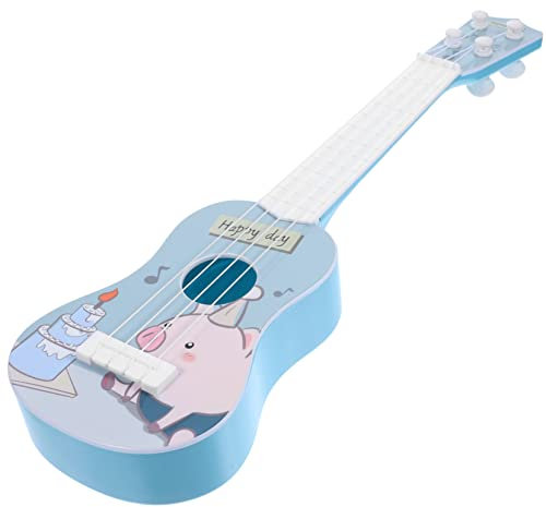 KONTONTY Ukulele Kinder Gitarre Gitarren für Kinder Spaßiges Musikspielzeug Kindergitarre für Jungen Musikspielzeug für Kindergitarre kleines Gitarrenmodell Kindergitarrenmodell Plastik