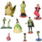 Disney Store Official - Küss den Frosch - Figurenspielset - 9 geformte Spielzeugpuppen - Mit Tiana, Naveen, Lottie, Fröschen, Glühwürmchen Ray und Louis dem Alligator