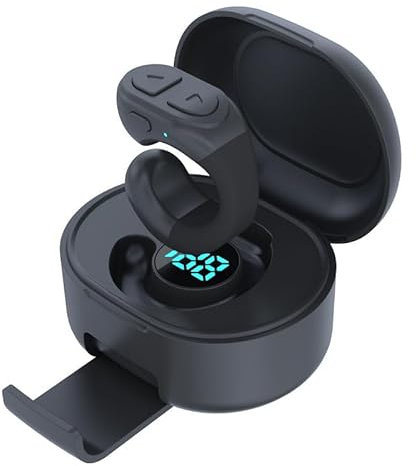 TikTok Scrolling Ring, Remote Page Turner for Kindle App、Page Turner with Cell Phone Stands Wireless Camera Shutter Selfie Button - Compatible with iPhone Ipad Android (Black)