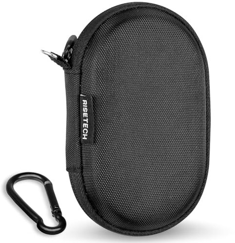RISETECH Kopfhörer-Schutzhülle, mit Kabel, Hartschale, EVA, kleine Reißverschlusstasche, kompatibel mit JBL SoundGear Sense, Soundcore V20i, v30i, AeroFit Open-Ear-Kopfhörern, Tozo O2 True Open Ear –