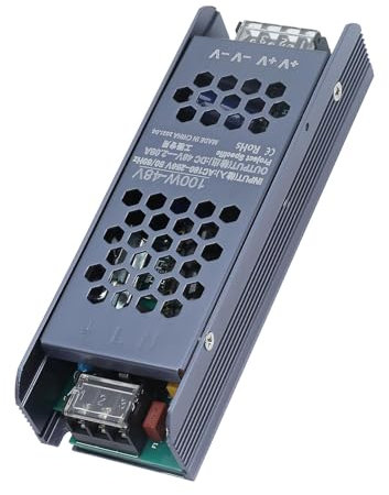 Alimentatore LED 24V Trasformatore, 100 W Alimentatore dimmerabile, Alimentatore Led 24V Scocca in Lega di Alluminio, Professionale Alimentatore per Strisce LED e Luce a Bassa Tensione