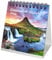 Reisezauber Island Tischkalender 10cm x 10cm für 2026 Reykjavík Stadt Reise Land Urlaub - Geschenkset Inhalt: 1x Kalender, 1x Weihnachtsanhänger (insgesamt 2 Teile)
