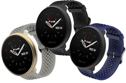 OUTPUTBT Silicone Cinturino 20mm Compatibile con Polar Ignite/Ignite 2/3 Cinturini per Polar Unite/Pacer/Pacer Pro per Uomo Donna