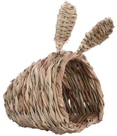 GALPADA 1stück Handgemachtes Grasnest Für Kleintiere Umweltfreundliches Schlafnest Für Kaninchen Chinchillas Und Meerschweinchen Praktischer Und Sicherer Rückzugsort Für Haustiere