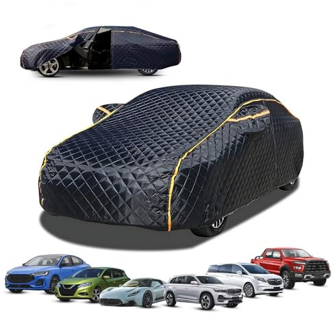 Auto Abdeckplane Für Citroen Jumper Combi 2012-2014,Autoabdeckung mit Reflexionsstreifen wasserdichte und Frostsichere Hagelsichere,Dicke Baumwolle