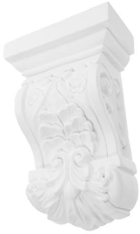 VICASKY Statua in Imitazione Per Decorazione Da Parete Per Focolare Da Parete Stile Romano Colonna Decorativa Architettonica Per Casa Edificio Angolo Mensola Tradizionale