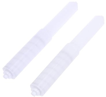 SAFIGLE 2stücke Toilettenpapierhalter aus Kunststoff Reise-toilettenpapierhalter mit Stangeneinsatz Wiederverwendbarer Federbelasteter Rollenhalter für Toiletten und Büros Kompatibel mit V