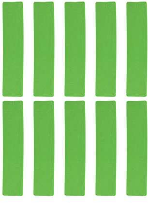 Aumotop Feldlinienmarkierungsset, Langlebige Tennisplatzmarkierung für Pickleball-Basketballplätze, PVC-Material, für Jedes Wetter Geeignet, 10er-Pack (Grün)