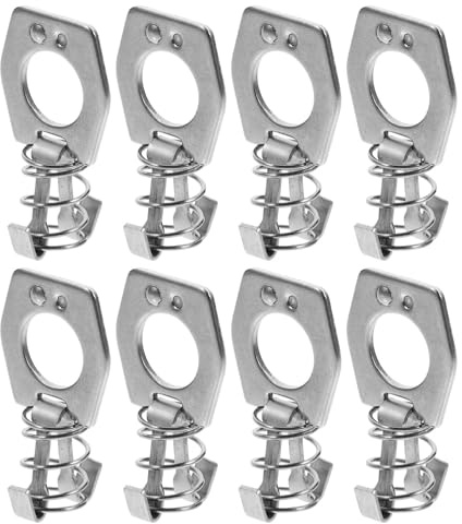 FUOYLOO 8pcs RV Water Heater Door Latch Assembly - Heavy Duty Cam Lock for RV and Camper - Twist Lock Mechanism for Water Heater Cover and Gas Bottle, Easy Installation