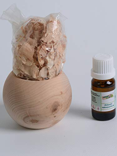 naturpur 24.de Zirbenholzduftkugeln mit Öl 10ml (70, Holz)