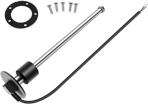 10 Marine Fuel Sending Units 240-33 ohms Boat Fuel Lever Sending Unit Fuel Gas Tank Level Sender Marine Fuel Level Gauge Sensor (250mm) for Fuel Gauge & Water Lever Gauge Water Tank Sender