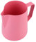 Jarra de vapor Barista jarra de espuma de leche de acero inoxidable de 600 ml, vaporizador para café exprés, accesorio de café para café exprés(Pink)