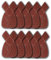10PCS Mouse Sanding Sheets 80 Grit Fit Black and Decker Detail Palm Sander