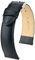 HIRSCH Kansas Uhrenarmband - Uhrband aus super robustem Leder für Damen- & Herren-Uhren - mit Werkzeug - Schwarz - 22 mm