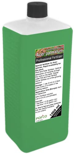 POFLO concime acero concime liquido acero giapponese acero scanalato acero ventaglio HIGHTECH NPK concime completo (1000 ml)
